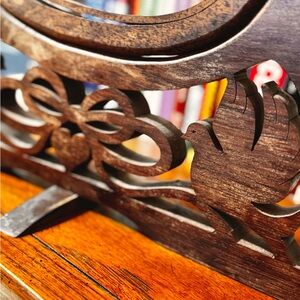 Wooden Decorative Book Holder